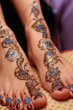 GOLECHA Tattoo PAINT BLUE оригинал 25г без хны PPD