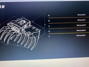 Захват для уборки биомассы Multigrab M, камня и древесины