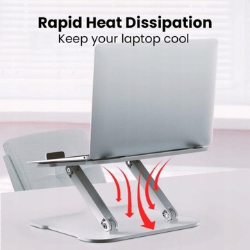 СКЛАДНАЯ РЕГУЛИРУЕМАЯ ПОДСТАВКА ДЛЯ НОУТБУКА