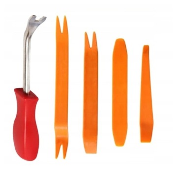 ŚCIĄGACZE NARZĘDZIA DO DEMONTAŻU TAPICERKI WYJMAKI RADIA SPINEK PLASTIKÓW