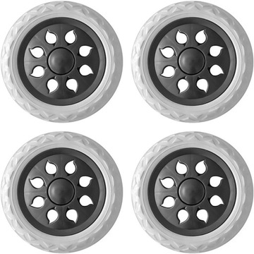 2 PCS Shopping Cart Wheels Trolley Caster Replacement Shopping