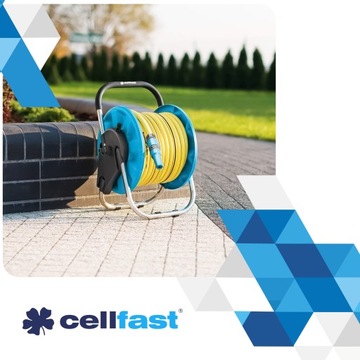 Подставка для катушки садового шланга 1/2 дюйма | Cellfast ALUPLUS Light 45 м