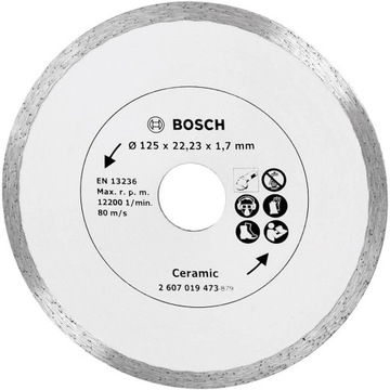 Tarcza diamentowa TS Bosch, 125 mm