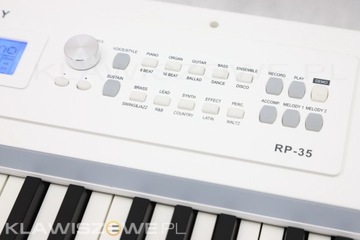 Ringway RP-35 BIAŁE PIANINO + STATYW ŁAWKA OKRYCIE