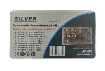 РАЗЪЕМЫ НАБОР АВТОМОБИЛЬНЫХ РАЗЪЕМОВ 450 ШТ.