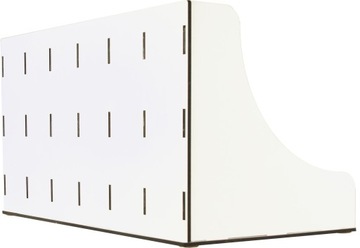 ОРГАНАЙЗЕР ДЛЯ ВИНИЛОВЫХ ПЛАСТИНОК БЕЛЫЙ ВИНИЛОВЫЕ ПЛАСТИНКИ 150 ПЛАСТЕК 60 см