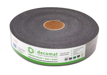 Зажим монтажный для лент DECOMAT - ГРАФИТ - 20 шт.