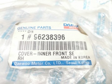 KRYT SEDADLA PŘEDNÍ PRAVÁ DAEWOO CHEVROLET LANOS (T100) OE 96238396
