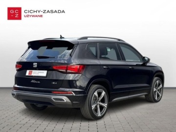 Seat Ateca SUV Facelifting 2.0 TSI 190KM 2021 Seat Ateca 2.0 190KM 4DRIVE FR DSGElek. Klapa NiskiPrzebieg Kamera ASO FV23, zdjęcie 4