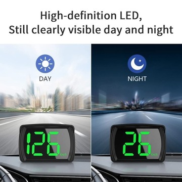 Nowy WYŚWIETLACZ Head Up PROJEKTOR LED LCD HUD OBD