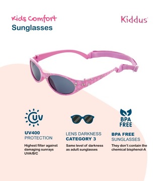 Очки Kiddus Surfer - розовые