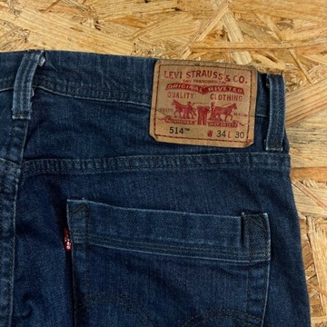 Spodnie jeansowe LEVIS 514 34x30 Carpenter męskie
