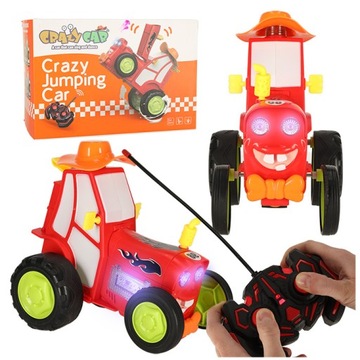 TRAKTOR CIĄGNIK ZDALNIE STEROWANY NA PILOT RC SKACZĄCY TAŃCZĄCY