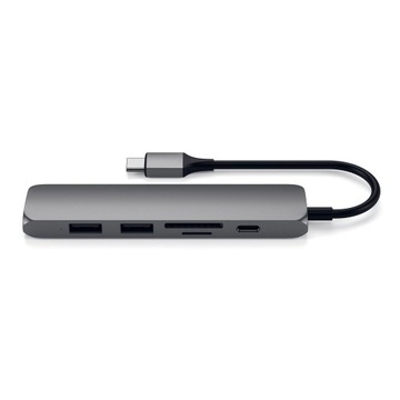 Адаптер SATECHI Slim Type-C v2 — USB HDMI USB-C 4k