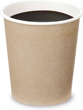 БУМАЖНЫЕ СТАКАНКИ ДЛЯ КОФЕ, КРАФТ-НАПИТКОВ 100МЛ, 50 ШТ.