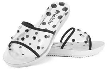 INBLU BM-46 ЖЕНСКИЕ ШЛЕПАНЦЫ, прозрачные 37