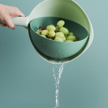 МОЙКА ДЛЯ МОЙКИ ФРУКТОВ КУХОННЫЕ ДРУГЛАСЫ КОРЗИНА С РУЧКОЙ