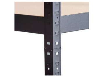 СТЕЛЛАЖ 3В1 ЧЕРНЫЙ ОЦИНКОВАННЫЙ 180x90x40