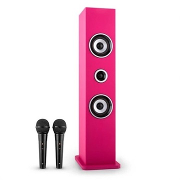GŁOŚNIK KOLUMNA KARABOOM KARAOKE 2XMIKROFON USB