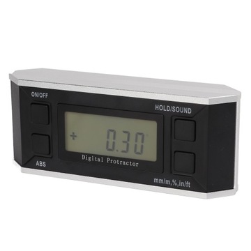 Cyfrowy kątomierz 4x90° LCD Elektroniczny inklinometr Miernik poziomu kąta