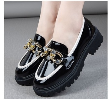 МОДНЫЕ УДОБНЫЕ НА ТОЛСТОЙ ПОДОШВЕ Женские мокасины ОБУВЬ ЧУДЕСНЫЕ ТУФЛИ-ТУФЛИ