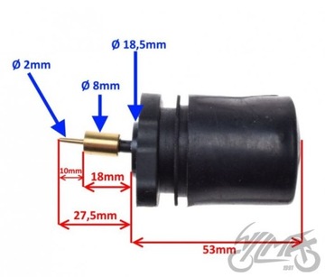 ДРОССЕЛЬНАЯ ЭЛЕКТРОМАГНИТНЫЙ КЛАПАН ДРОССЕЛЬНАЯ СКУТЕР 2T KEEWAY ROMET