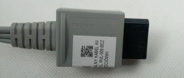 ОРИГИНАЛЬНЫЙ ОРИГИНАЛЬНЫЙ AV-КАБЕЛЬ СЕРЫЙ RVL-009 NINTENDO WII