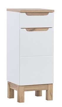 Szafka do łazienki niska z szufladą BALI WHITE 810