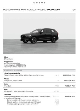 Volvo XC60 II 2026 VOLVO XC60 ULTRA T6 PLUG-IN AWD - DOSTĘPNY OD RĘKI, zdjęcie 7