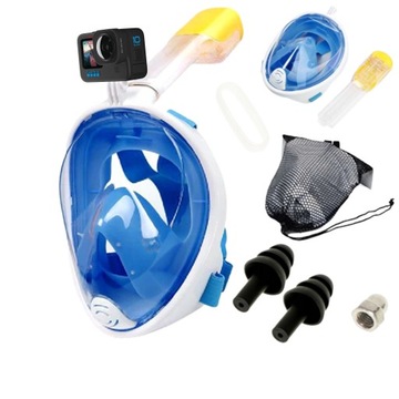 ПОЛНОЛИЦЕВАЯ МАСКА ДЛЯ ДАЙВИНГА, СКЛАДНОЙ КОМПЛЕКТ