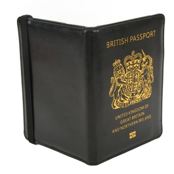 Обложка для британского паспорта на резинке.