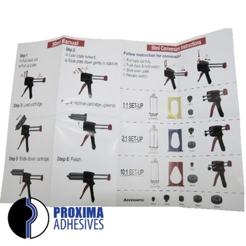 Дозатор/аппликатор для картриджей 50мл 1:1, 2:1, 10:1