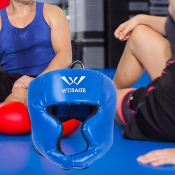 Nakrycia Głowy Bokserskiej Sprzęt Treningowy Głowa Niebieski Duży