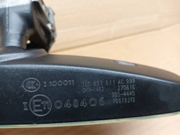 LUSTERKO WSTECZNE WEWNETRZNE VW GOLF SPORTSVAN 3G0857511AC