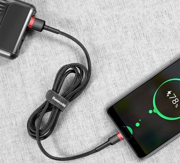 Кабель Baseus USB-C Type C для быстрой зарядки 3.0, 200 см