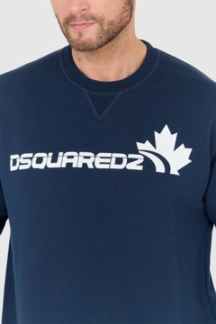 DSQUARED2 Niebieska bluza z białym logo M