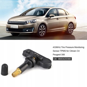 ДАТЧИК 433 МГц TPMS CITROEN C4 PEUGEOT 308