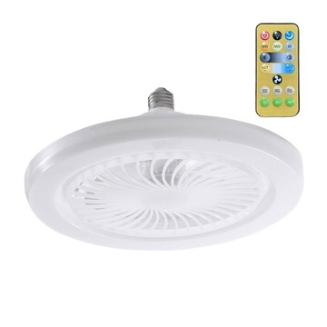 Wentylator sufitowy 3 regulowane biegi Wentylator LED Lampa Wentylator sufitowy z ciepłym światłem