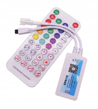 SP611E KONTROLER MUZYCZNY WS2812B razem z pilotem