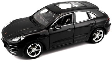 Porsche Macan Черный 1:24 BBURAGO