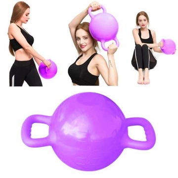 Kettlebell na wodę, 2 uchwyty, regulowany 1-5 kg