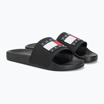 Klapki damskie Tommy Jeans Flag Pool Slide Ess black 36 EU