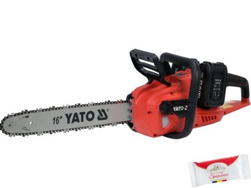 YATO PILARKA ŁAŃCUCHOWA 2X18V BEZSZCZOTKOWA 2X4AH PODW ŁAD YT-828131