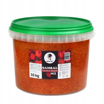 ПЕРЕЧНАЯ ПАСТА SAMBAL CAROLINA REAPER 10 кг ОСТРАЯ