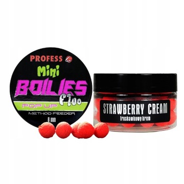 PROFESS Kulki POP-UP FLUO - TRUSKAWKOWY KREM - 8mm
