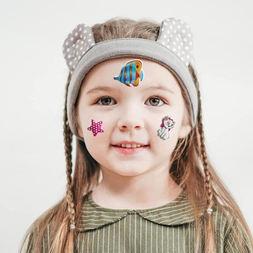 МОТИВАЦИОННЫЕ ВЫПУКЛЫЕ НАКЛЕЙКИ ДЛЯ ДЕТЕЙ 1100 ШТ. 50 НАБОРОВ ИГРУШЕК