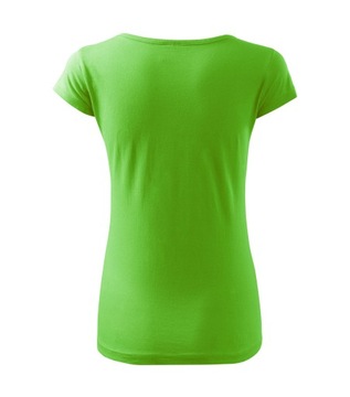 Zielona 92 bawełniana bluzka damska duży dekolt S