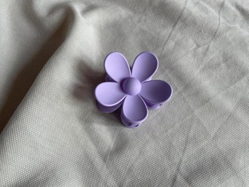 ШАПКА ДЛЯ ВОЛОС БОЛЬШАЯ ПРЯЖКА ЦВЕТОК ЧЕЛЮСТЬ ФИОЛЕТОВЫЙ ЗАЖИМ ЛИЛА