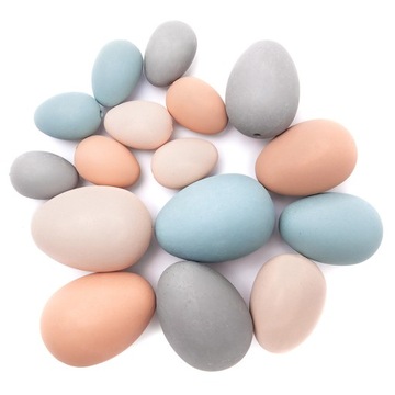 Jajka dekoracyjne 16 szt dusty pastel