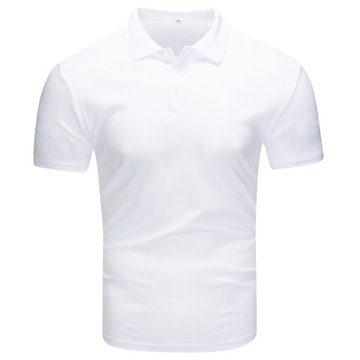 T80 r. XXL MĘSKA KOSZULKA POLO GŁADKA POLÓWKA